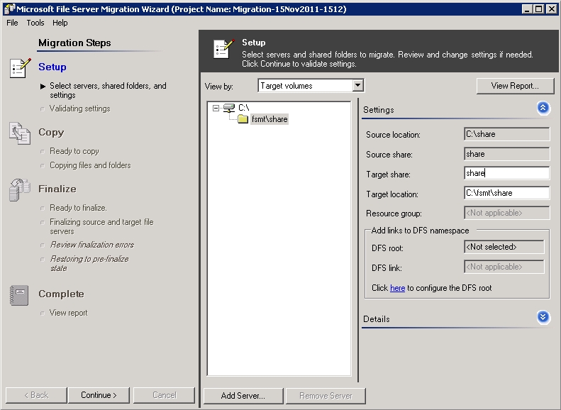 Microsoft File Server Migration Toolkit