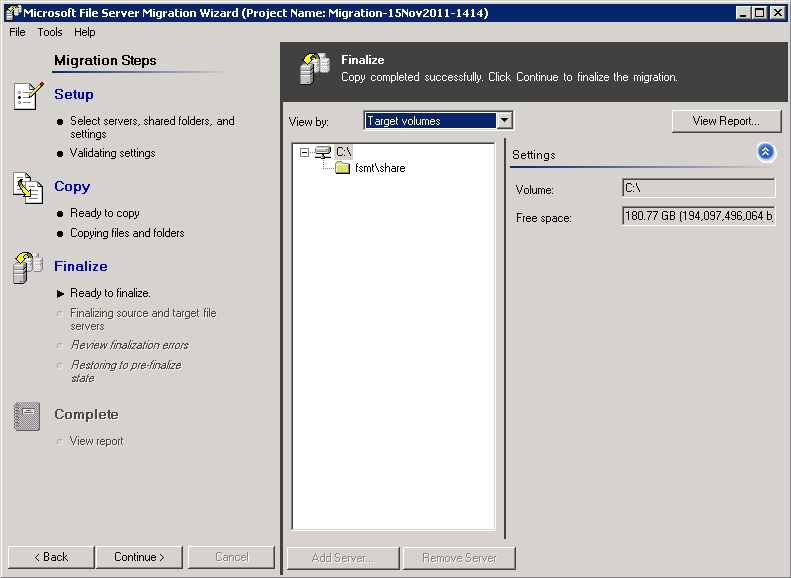 Microsoft File Server Migration Toolkit