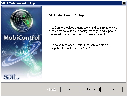 Soti MobiControl Server Installation