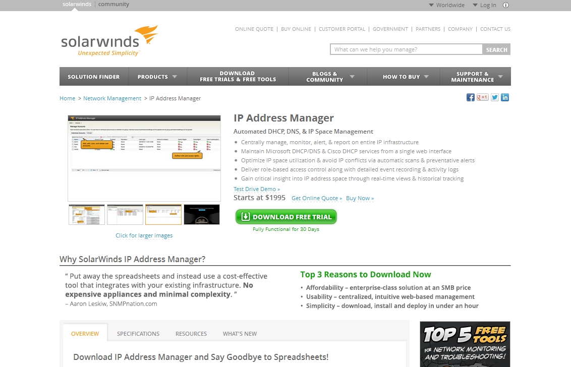 SolarWinds_IP_Address_Manager