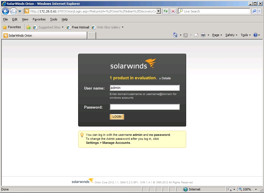 SolarWinds_SAM_Installation