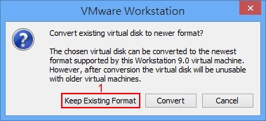 Add vdh harddisk into VMware Workstation
