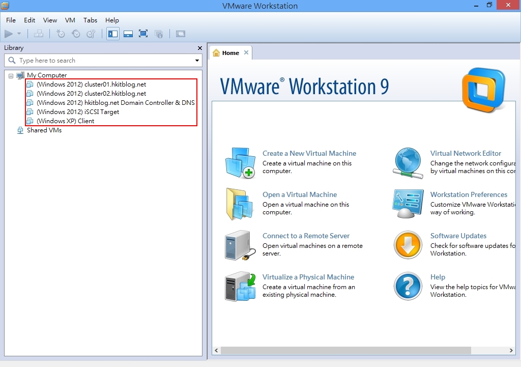 VMware Workstation Setup Hyper-V VMs