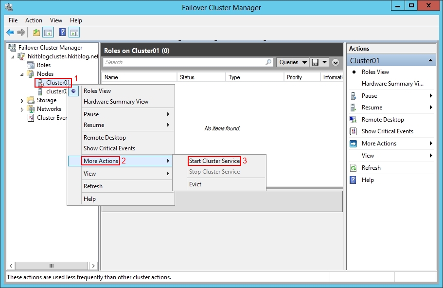 Failover Cluster Manager Testing