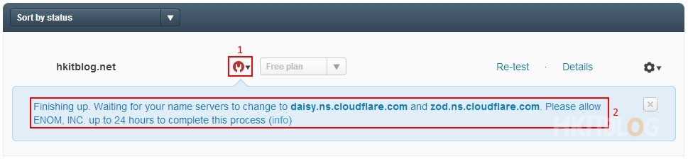 CloudFlare Registration