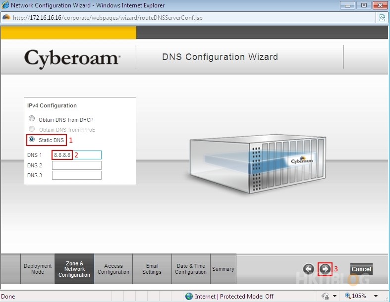 Cyberoam Gateway Mode Configuration