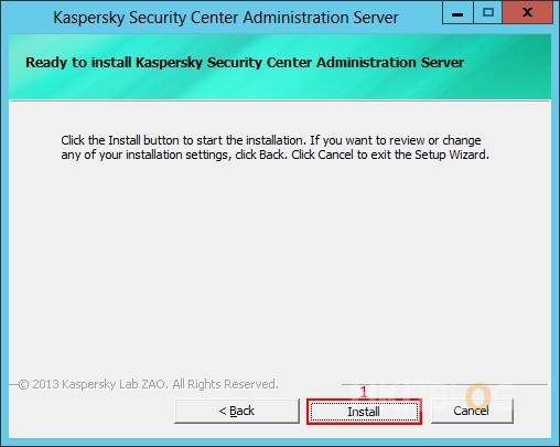 Kaspersky Security Center Installation