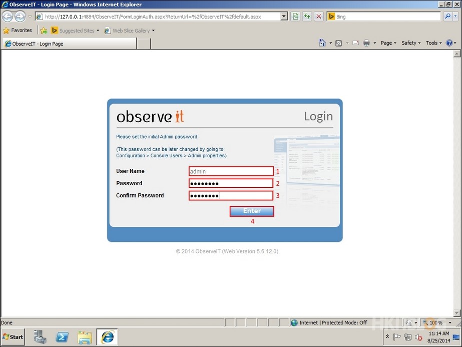 ObserveIT Enterprise Server Installation