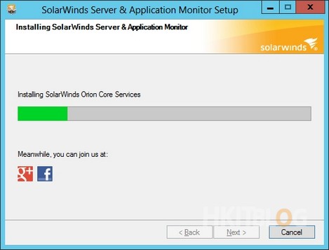SolarWinds SAM Installation