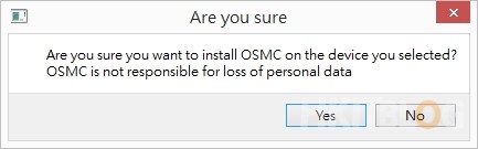 Raspberry Pi install OSMC